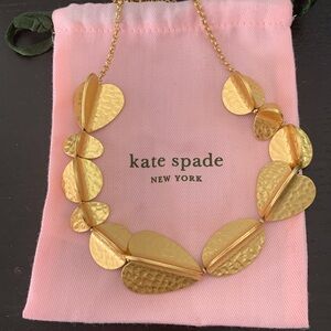 kate spade metal petal necklace